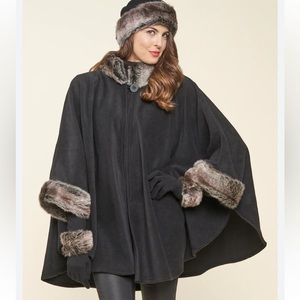 Outdoor Edition By Parkhurst Gray Fleece Cape